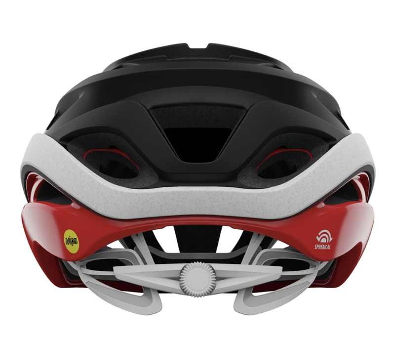 Giro Helios Spherical MIPS Road Helmet Black/Red-2